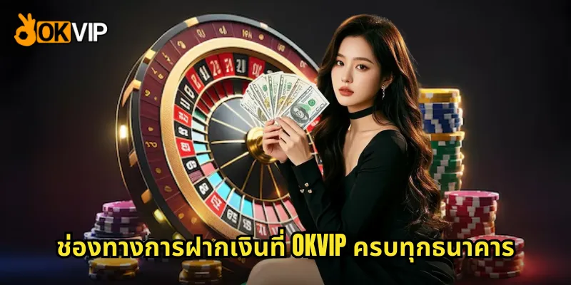 ช่องทางการฝากเงินที่ OKVIP ครบทุกธนาคาร