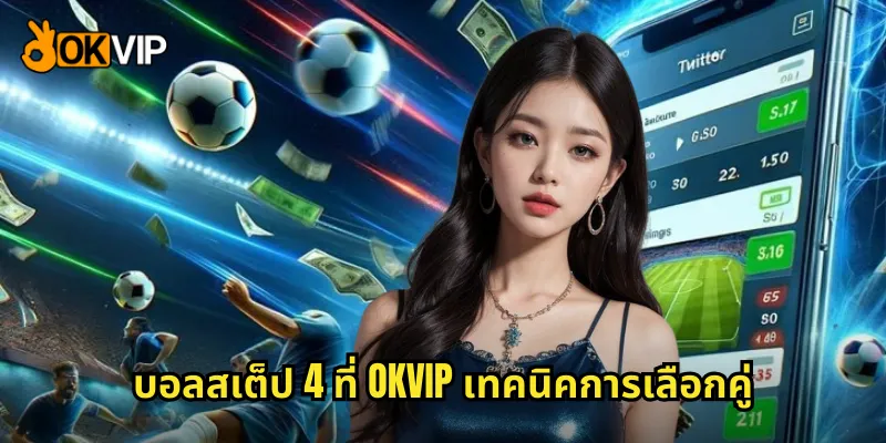บอลสเต็ป 4 ที่ OKVIP เทคนิคการเลือกคู่